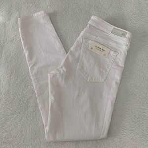 Women’s 30R AG Jeans The Legging White Super Skinny Ankle Jeans NWT